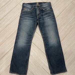 Men's Silver Jeans Size 36 x 32
